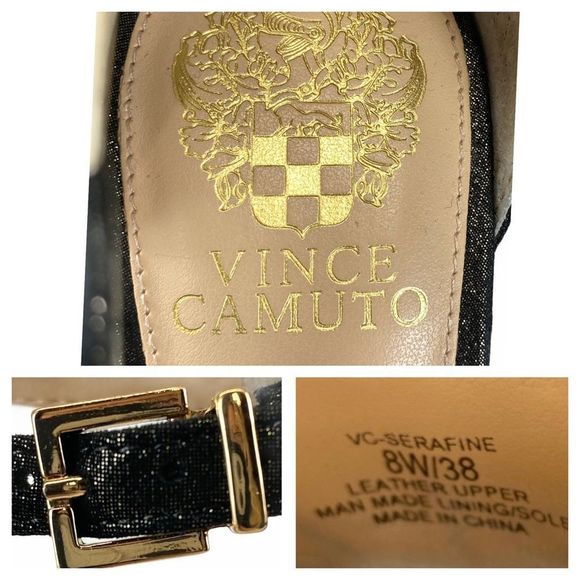 Vince Camuto Serafine Jeweled Suede T-Strap Heels - Picture 8 of 16